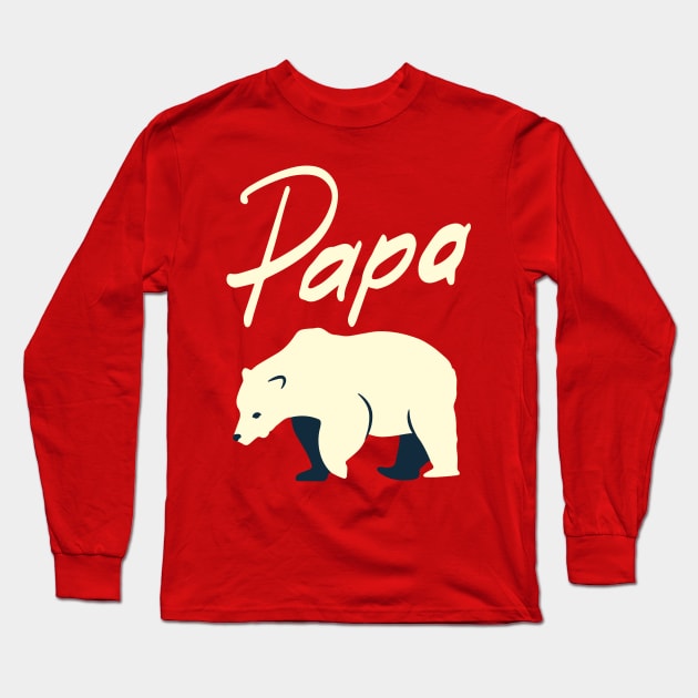 papa bear Long Sleeve T-Shirt by madeinchorley